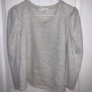 Grey sweater top